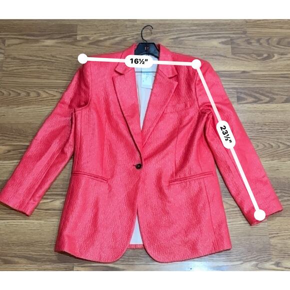 DIOTIMA Oversized Blazer in hibiscus size 1 / XS - Picture 9 of 13